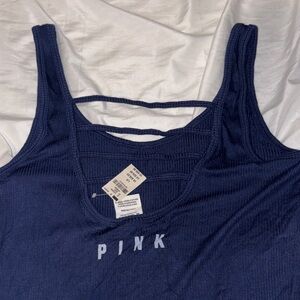 PINK Victoria's Secret Navy Bodysuit - NWT